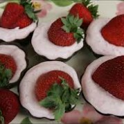 Strawberry Mousse in Chocolate Cups